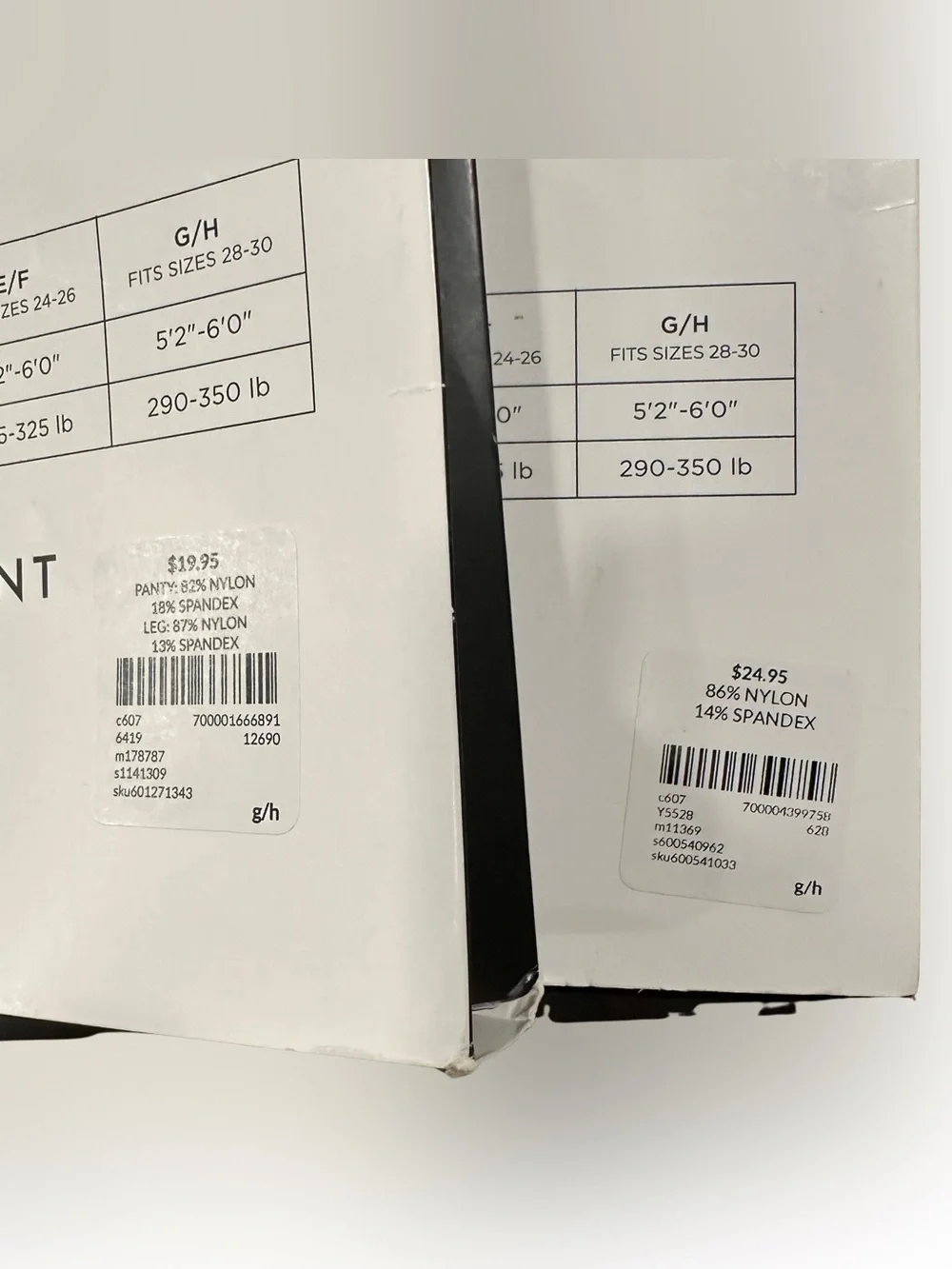 2 NEW Packs Lane Bryant Shimmer Sheer Smoothing & Shaping Tights Plus Sz